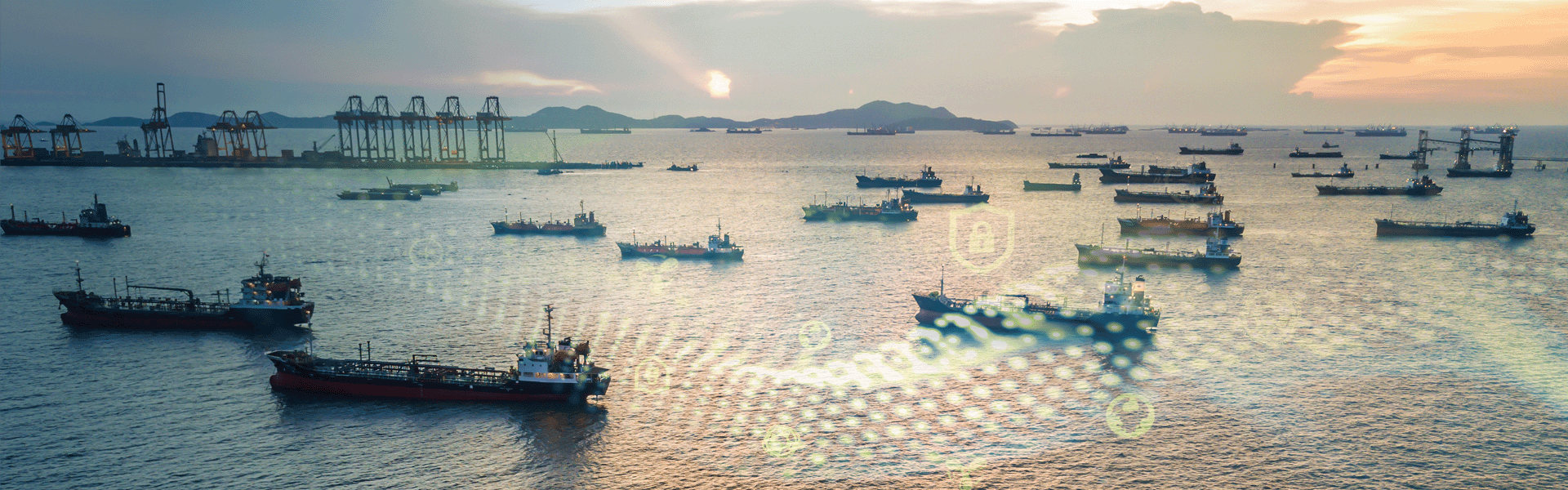 Offshore vessel using real-time fuel monitoring to improve fuel security and prevent fuel theft
